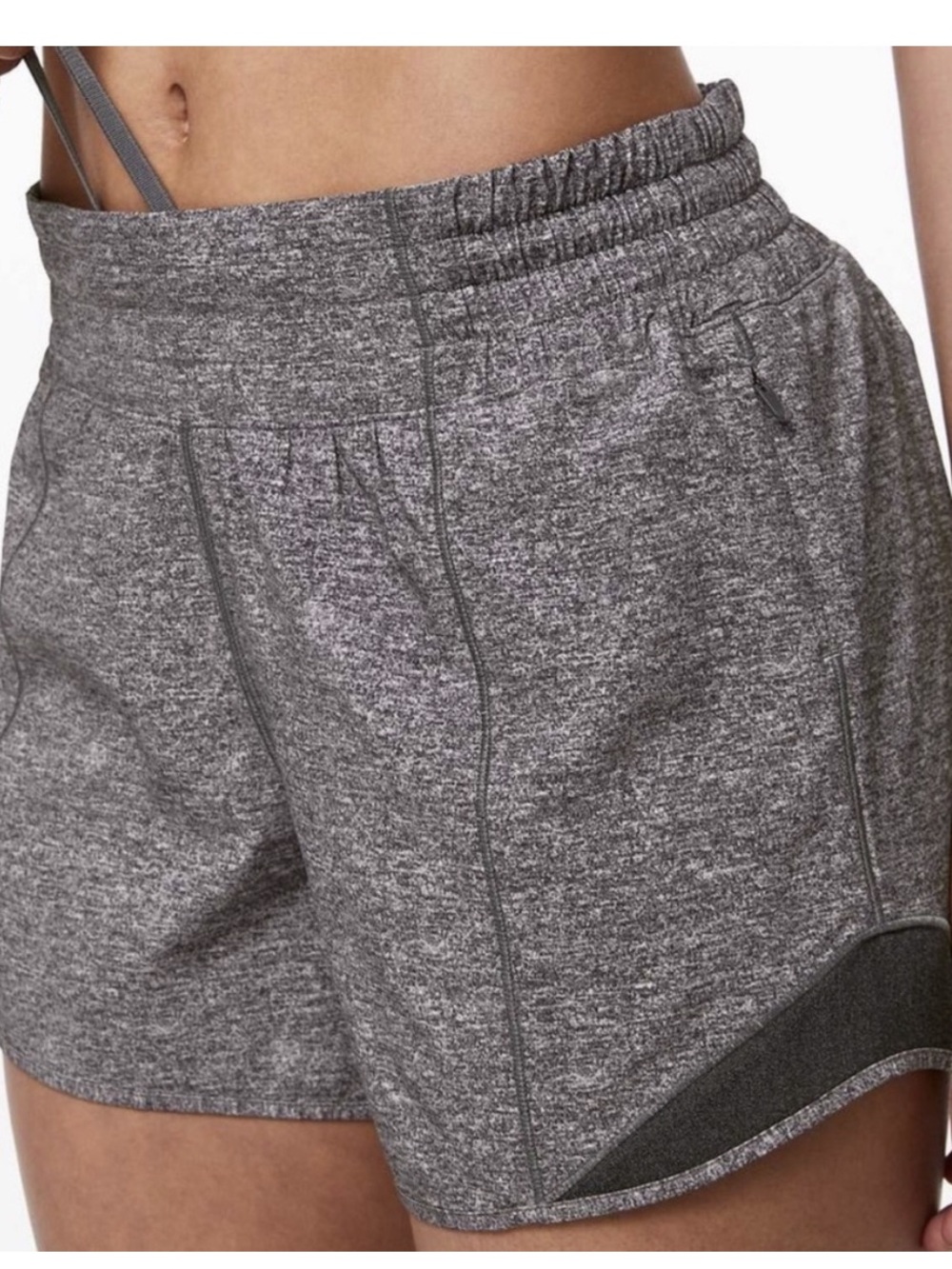 Lululemon Heather Grey Hotty
Hot Shorts  size 8 tall